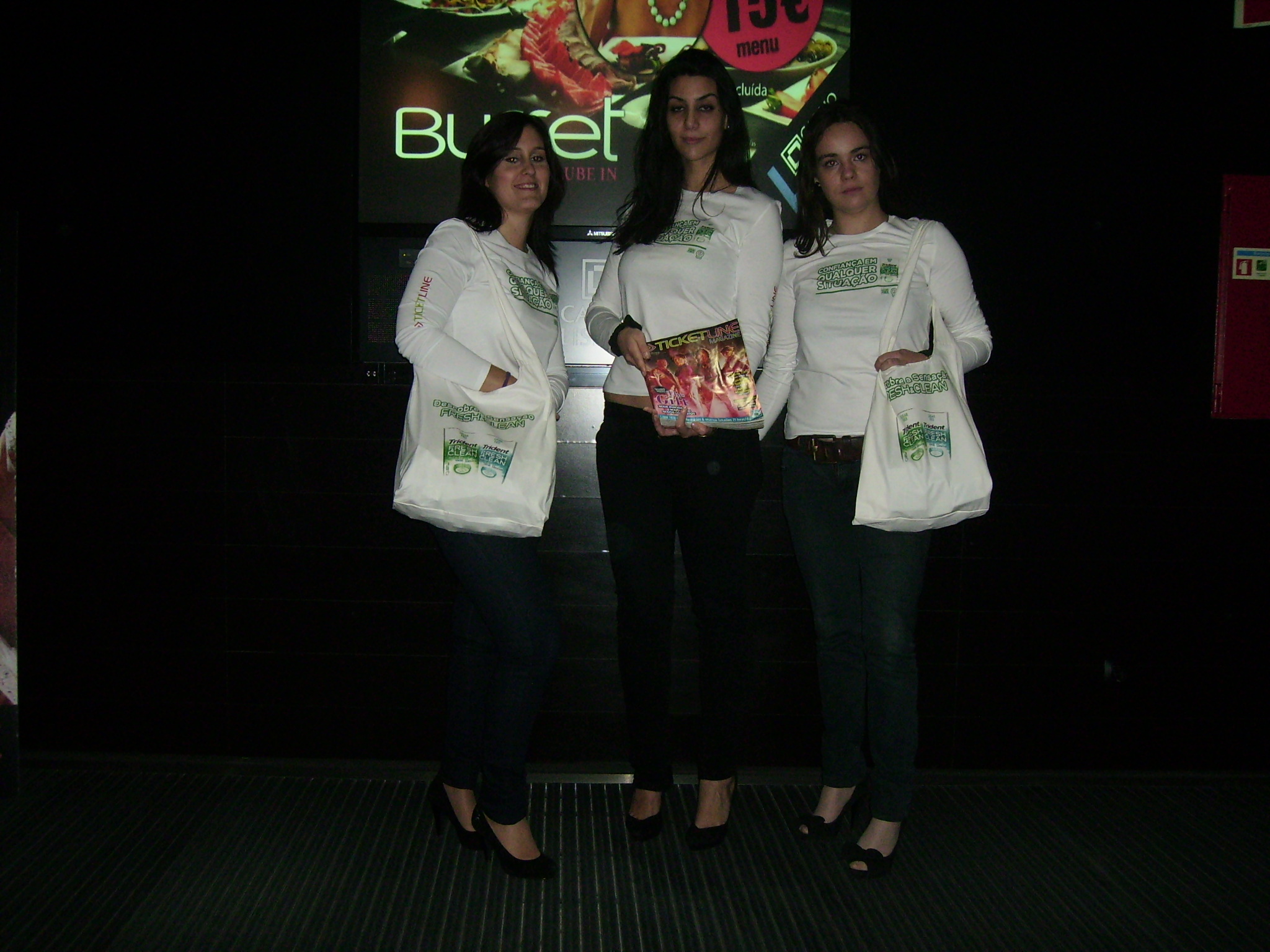 Acção de Sampling - Trident - Uau - Casino de Lisboa